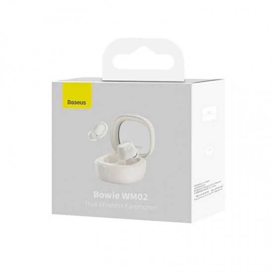 Casti Wireless TW Baseus WM02 - Alb