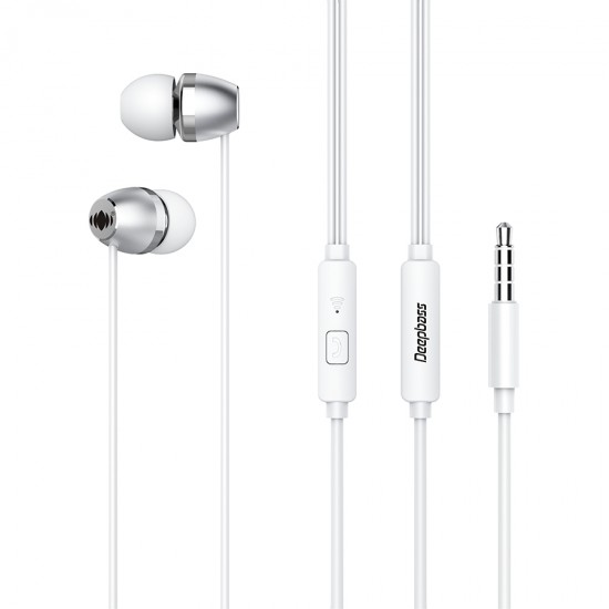 Casti In-Ear Deepbass DS-400 Handsfree - Alb