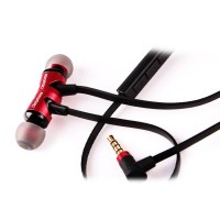 Casti In-Ear magnetice Deepbass D-25 Handsfree - Rosu