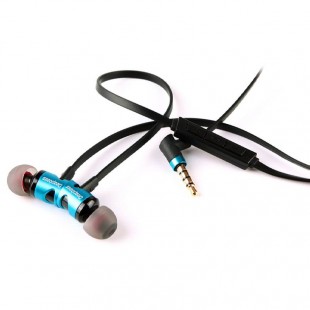 Casti In-Ear magnetice Deepbass D-25 Handsfree - Turcoaz