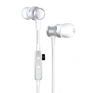 Casti metalice Deepbass D-22 In-Ear Wireless - Alb