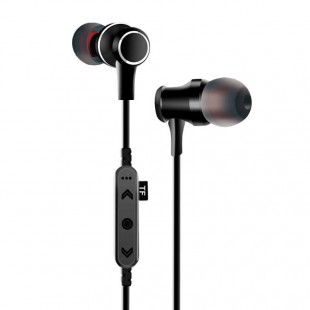 Casti metalice Deepbass D-22 In-Ear Wireless - Negru