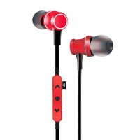 Casti metalice Deepbass D-22 In-Ear Wireless - Rosu