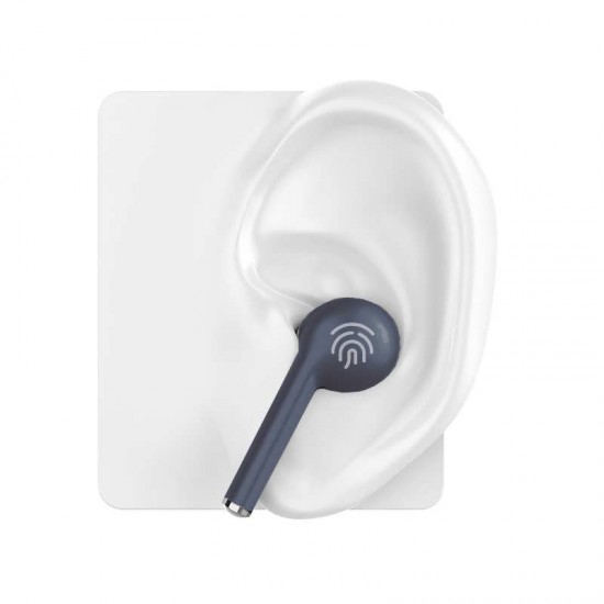 Casti stereo In-Ear Wireless Bluetooth TW50, Albastru