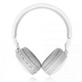 Casti audio pliabile On-Ear Wireless cu Handsfree Bluetooth MS - 881A albe