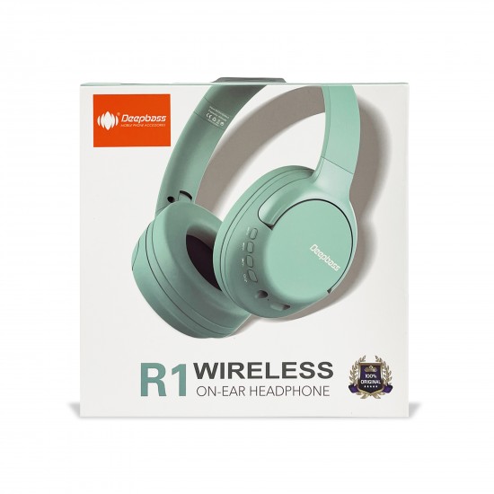 Casti On-Ear Wireless Stereo pliabile - Deepbass R1 Turcoaz