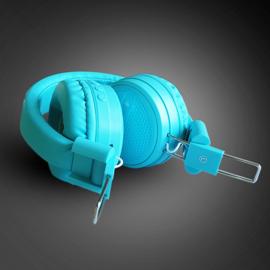 Casti On-Ear Wireless Stereo pliabile - Deepbass R7 Turcoaz