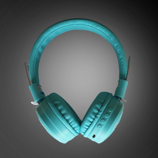 Casti On-Ear Wireless Stereo pliabile - Deepbass R7 Turcoaz