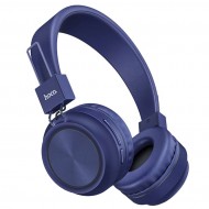 Casti On-Ear Wireless HOCO W25 - Albastru Casti On-Ear Wireless HOCO W25 - Albastru