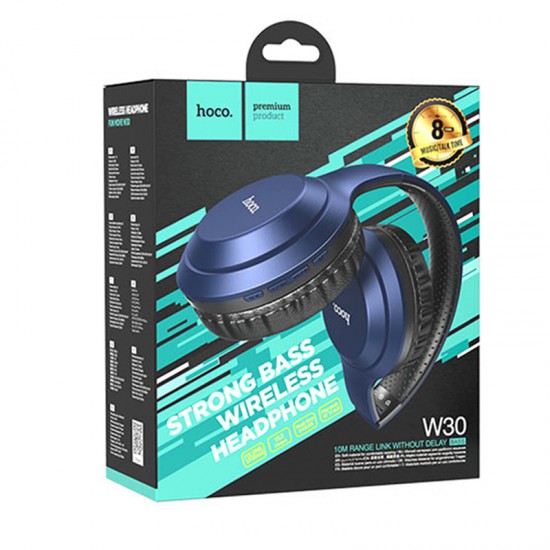 Casti On-Ear Wireless HOCO W30 - Albastru