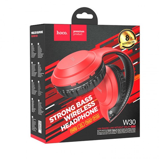 Casti On-Ear Wireless HOCO W30 - Rosu