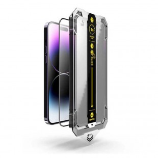 Folie sticla plus aplicator pentru iPhone 15 3D Generation Full Screen 