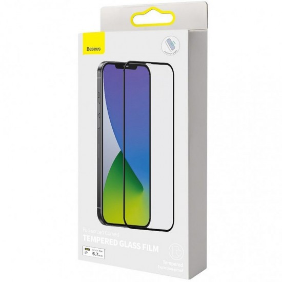Folie sticla pentru iPhone 12 Pro Max Baseus Anti Blue-Ray