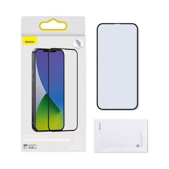 Folie sticla pentru iPhone 12 Pro Baseus Anti Blue-Ray