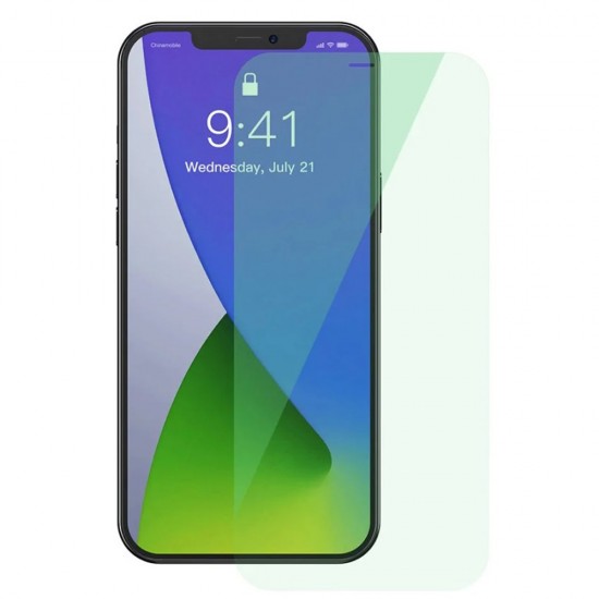 Folie sticla pentru iPhone 12 Baseus Full Screen Anti Blue Light