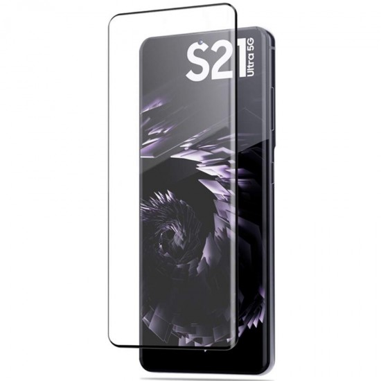 Folie sticla Black pentru Samsung Galaxy S21 Ultra