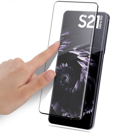 Folie sticla Black pentru Samsung Galaxy S21 Plus