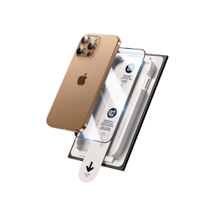 Folie sticla pentru iPhone 15 Pro Max Remax Aplicator Full Screen