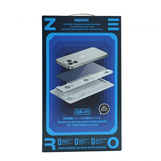 Folie sticla pentru iPhone 17 Air Remax Aplicator Full Screen