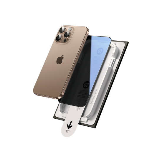 Folie sticla pentru iPhone 15 Pro Max Remax Aplicator Privacy