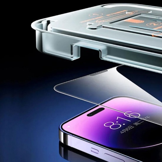 Folie sticla plus aplicator pentru Samsung Galaxy A36 Privacy