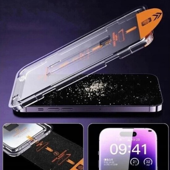 Folie sticla plus aplicator pentru Samsung Galaxy A36 Privacy