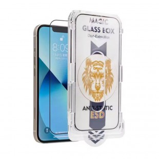 Folie sticla plus aplicator pentru iPhone 14 Full Screen 