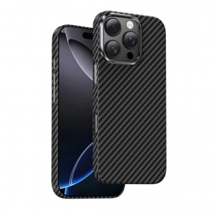 Husa spate pentru iPhone 16 Pro Keephone Kevilar Magsafe - Negru