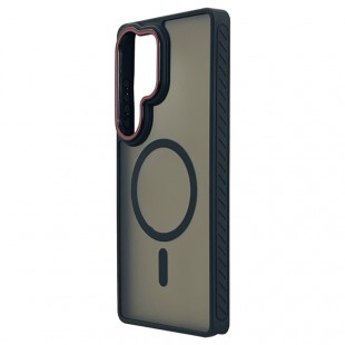 Husa spate pentru Samsung Galaxy S26 Ultra Matte Case Magsafe - Semitransparent/Negru