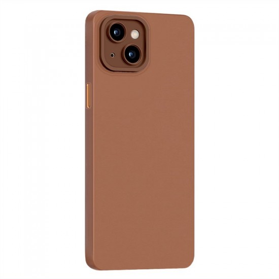 Husa spate Skin Case pentru iPhone 14 - Maron