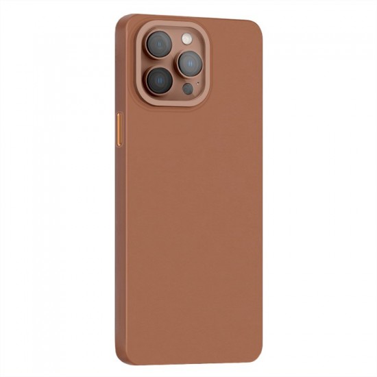 Husa spate Skin Case pentru iPhone 14 Pro Max - Maron