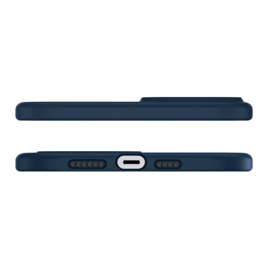 Husa spate pentru iPhone 12 Pro Baseus Liquid Silica Gel - Albastru