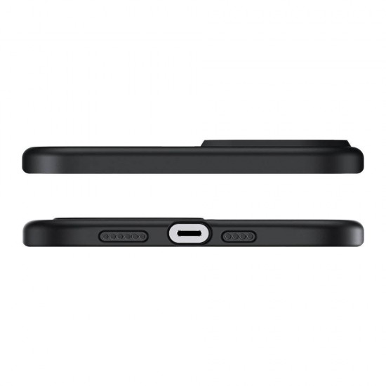 Husa spate pentru iPhone 12 Pro Baseus Liquid Silica Gel - Negru