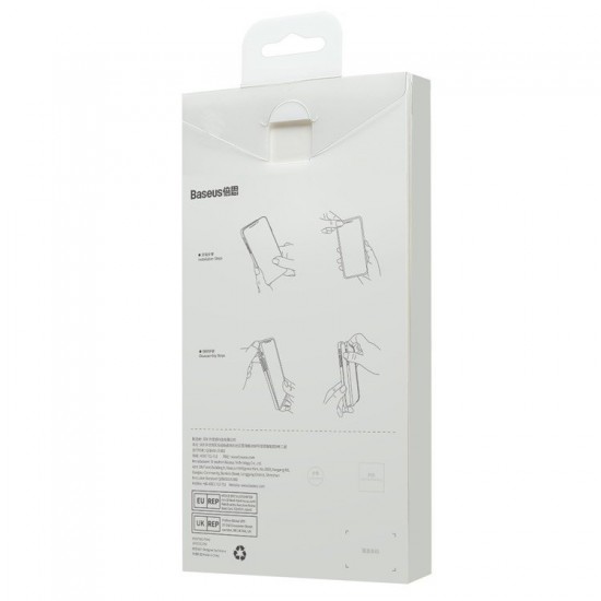 Husa Baseus Liquid Silica Gel plus Folie Protectie pentru iPhone 14 Plus - Negru