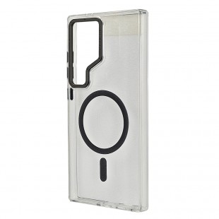 Husa spate pentru Samsung Galaxy S24 Ultra Berlia Magsafe Series - Transparent