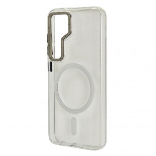 Husa spate pentru Samsung Galaxy S24 Berlia Magsafe Series - Transparent