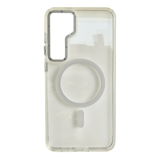 Husa spate pentru Samsung Galaxy S25 Plus Berlia Magsafe Series - Transparent