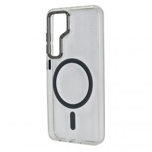 Husa spate pentru Samsung Galaxy S25 Berlia Magsafe Series - Transparent