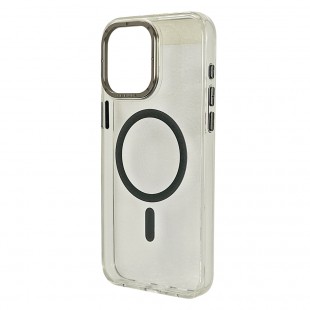 Husa spate pentru iPhone 14 Pro Max Berlia Magsafe Series - Transparent