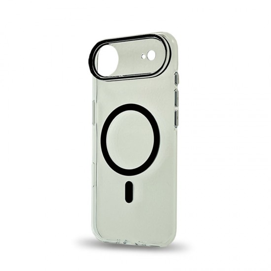 Husa spate pentru iPhone 17 Air Berlia Sheen Magsafe - Transparent/Negru