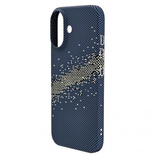 Husa spate pentru iPhone 16 Plus Berlia Fiber Magsafe - Albastru