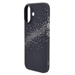 Husa spate pentru iPhone 16 Plus Berlia Fiber Magsafe - Gri