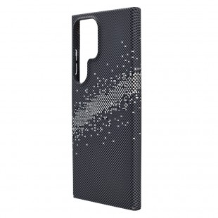 Husa spate pentru Samsung Galaxy S24 Ultra Berlia Fiber Magsafe - Gri