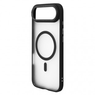 Husa spate pentru iPhone 17 Air Berlia Matte Magsafe - Semitransparent/Negru