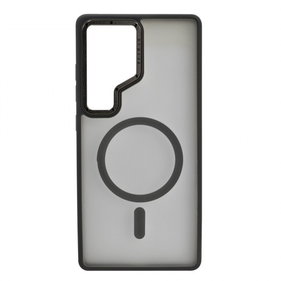 Husa spate pentru Samsung Galaxy S25 Ultra Berlia Matte Magsafe - Semitransparent/Gri
