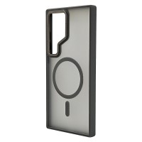 Husa spate pentru Samsung Galaxy S24 Ultra Berlia Matte Magsafe - Semitransparent/Gri