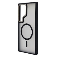 Husa spate pentru Samsung Galaxy S24 Ultra Berlia Matte Magsafe - Semitransparent/Negru