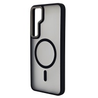 Husa spate pentru Samsung Galaxy S25 Plus Berlia Matte Magsafe - Semitransparent/Negru