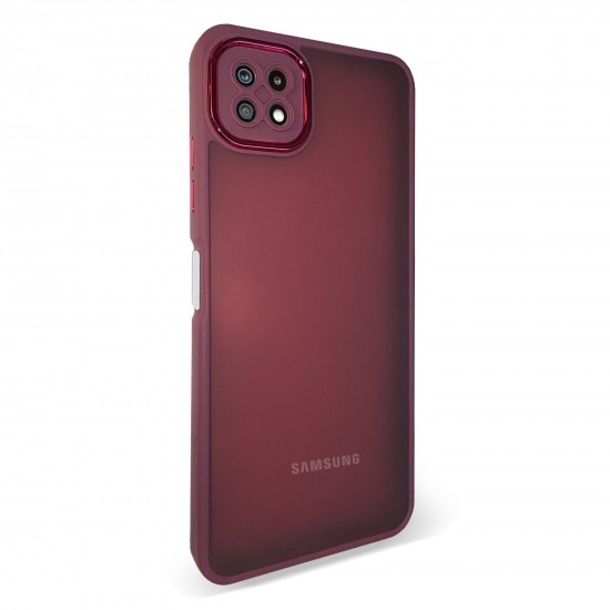 Husa spate pentru Samsung Galaxy A22 5G - Catwalk Case Visiniu