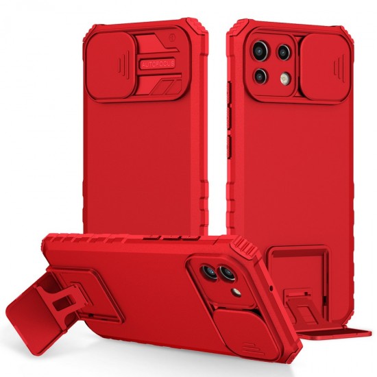 Husa spate Dragon Case pentru Xiaomi Mi 11 Lite - Rosu